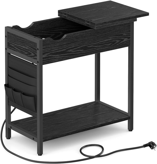 HOMCOM Serveerwagen, Multifunctioneel, Bijzettafel Met Wielen, Met Lade Verplaatsbaar Dressoir Spaanplaat~12g6vp5d8i800
