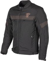 Motor Jas CHUCK TEX HEREN Mannen Zwart/Donkerbruin XXXL CE-gekeurd van MOTOBLOUZ