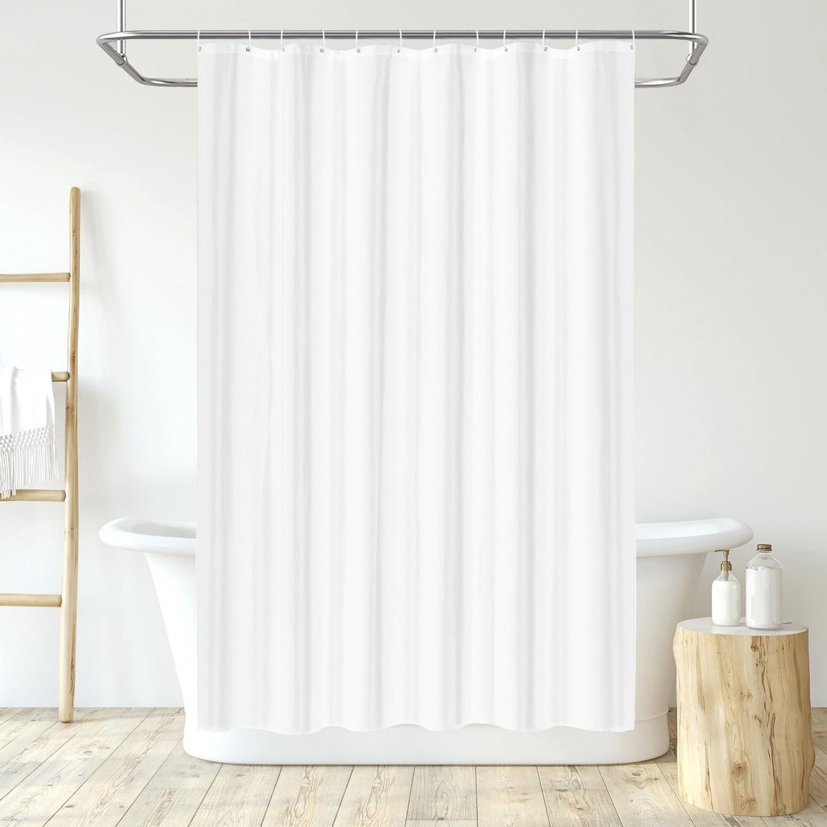 Stijlvolle en Waterdichte Douchegordijn van Polyester - 180 x 200 cm, Wasbaar en Schimmelbestendig