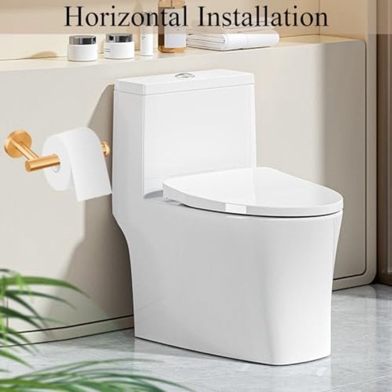 Support Papier Toilette Auto-Adhésif - Acier Inoxydable SUS304, Doré - Sans Perçage, Pour Salle De Bain
