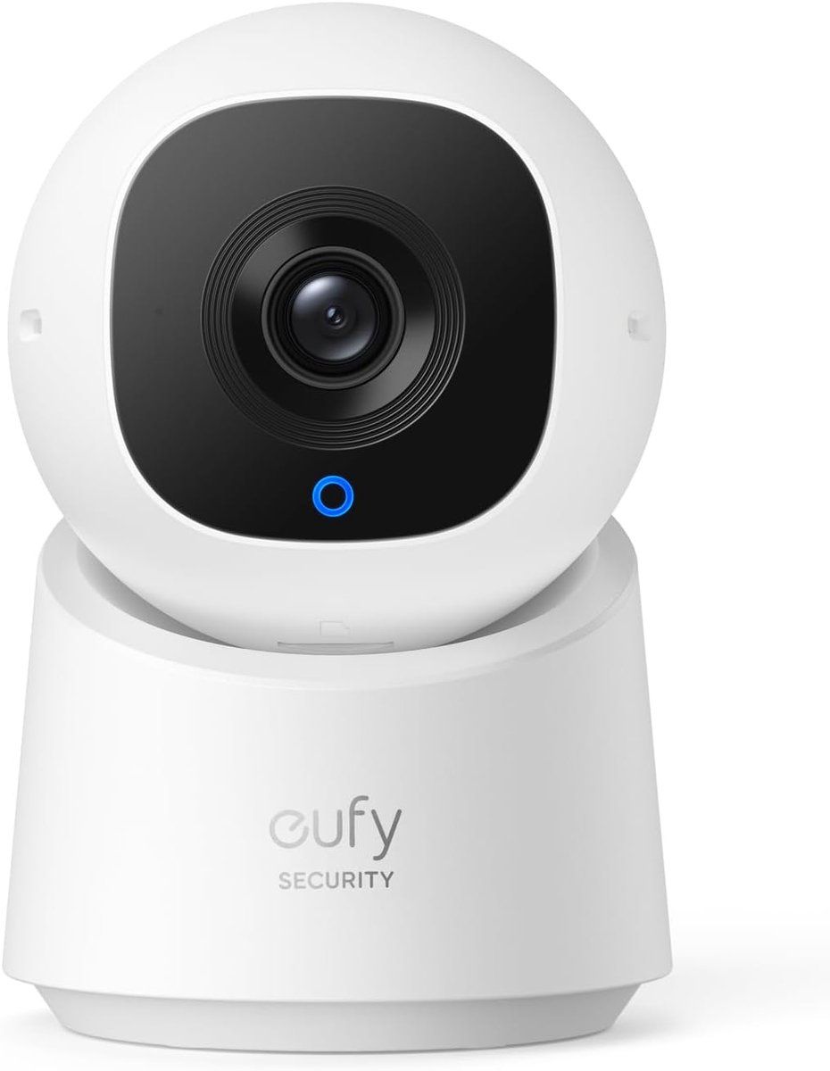 Beveiligingscamera met 360° PTZ en 1080p Resolutie - Perfect voor Binnenhuis Beveiliging, Babyfoon en Dierencamera