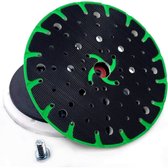 Schuurzool 150 mm - Aansluitschroefdraad M8 - 49 gaten - Met schroeven - Met stofopvang - Compatibel met Festool Rotex RO excentrische schuurmachines - ETS 150, ETS EC 150