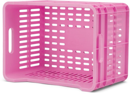 Urban Proof fietskrat 30L bright pink Recycled 40x30x25cm van Urban Proof — afbeelding 5