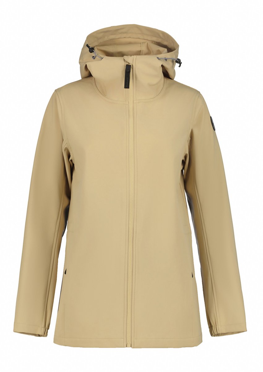 Icepeak Actos Dames Softshell Jas Beige