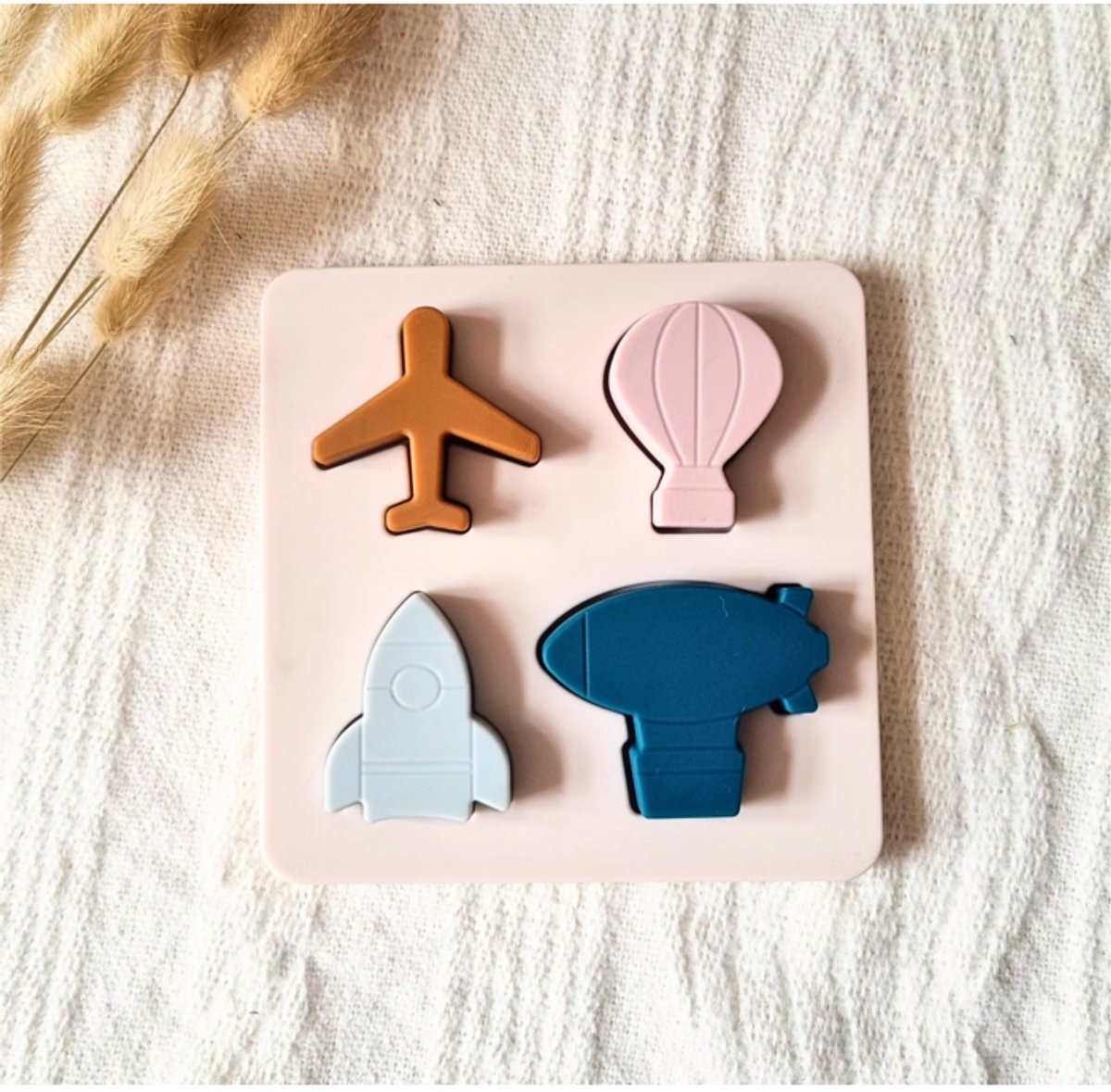 Rammelaartje - baby - speelgoed - puzzel - siliconen