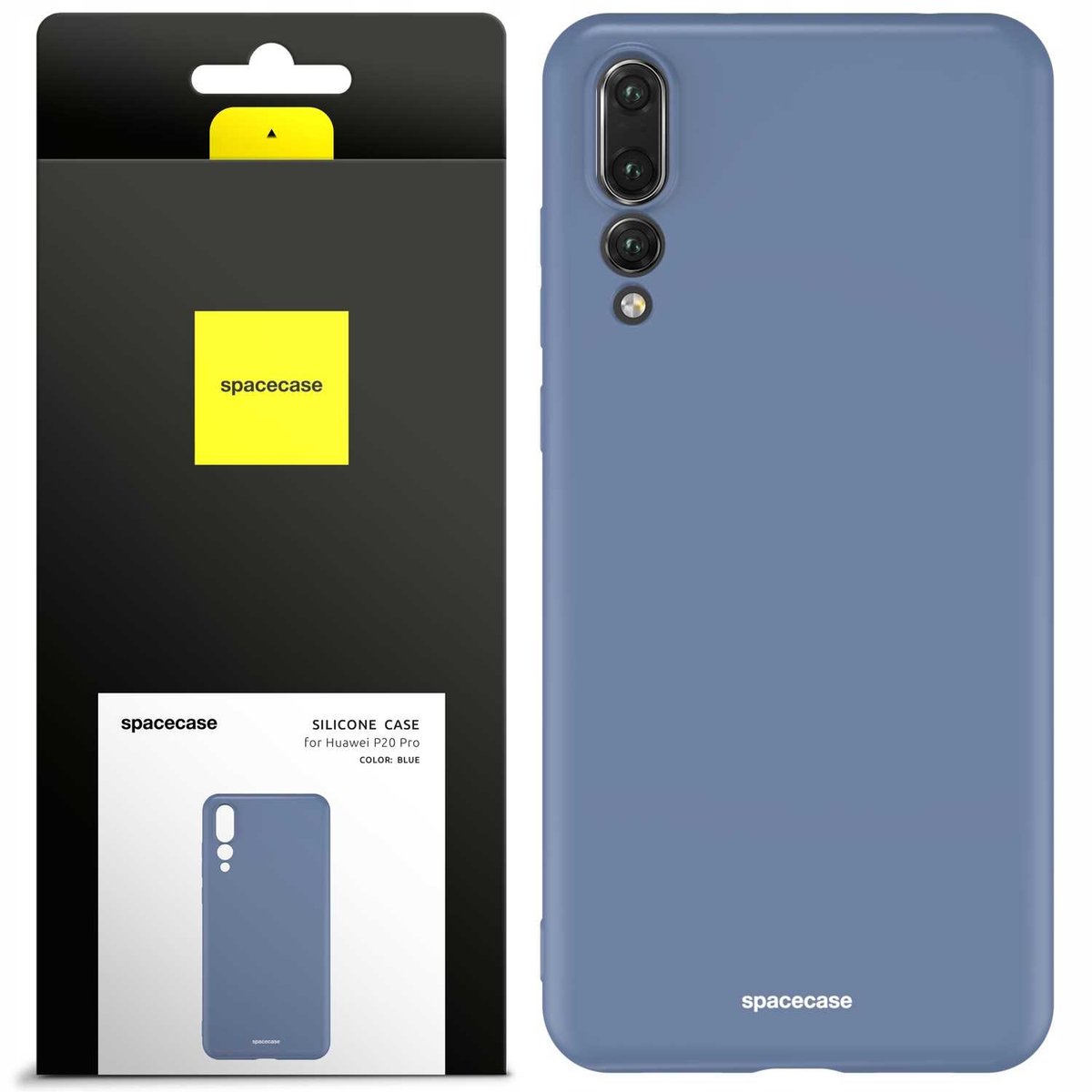 Spacecase Case Siliconen Hoes Voor Huawei P20 Pro Blauw