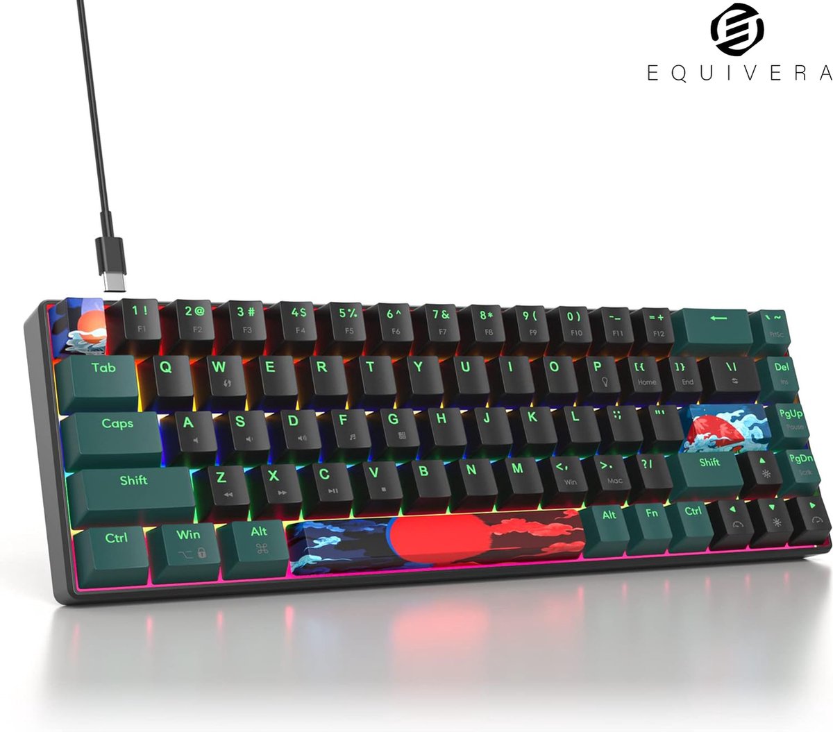 Equivera Mechanisch Toetsenbord - Gaming Toetsenbord - Mechanical Keyboard - Mechanische Toetsenbord