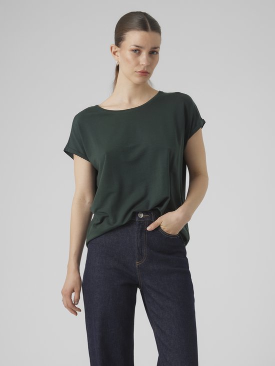 Vero Moda T-shirt Vmava Plain Ss Top Ga Jrs Noos 10284468 Pine Grove Dames Maat - M
