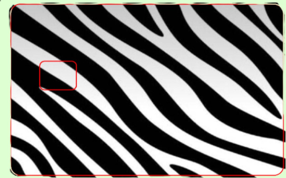 Pinpas sticker Zebra - Pinpasstickers - Pimp je pinpas - Kaartdecor - Sticker design - Maak het uniek - Strepen - Zebra - Jungle