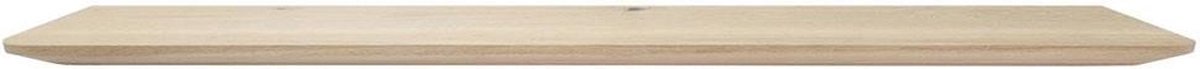 FLE - Wandplank eiken 140 bij 20 cm van 3 cm dik massief hout met verjongde facetrand