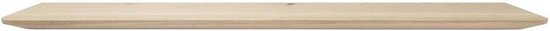 FLE - Wandplank eiken 140 bij 20 cm van 3 cm dik massief hout met verjongde facetrand