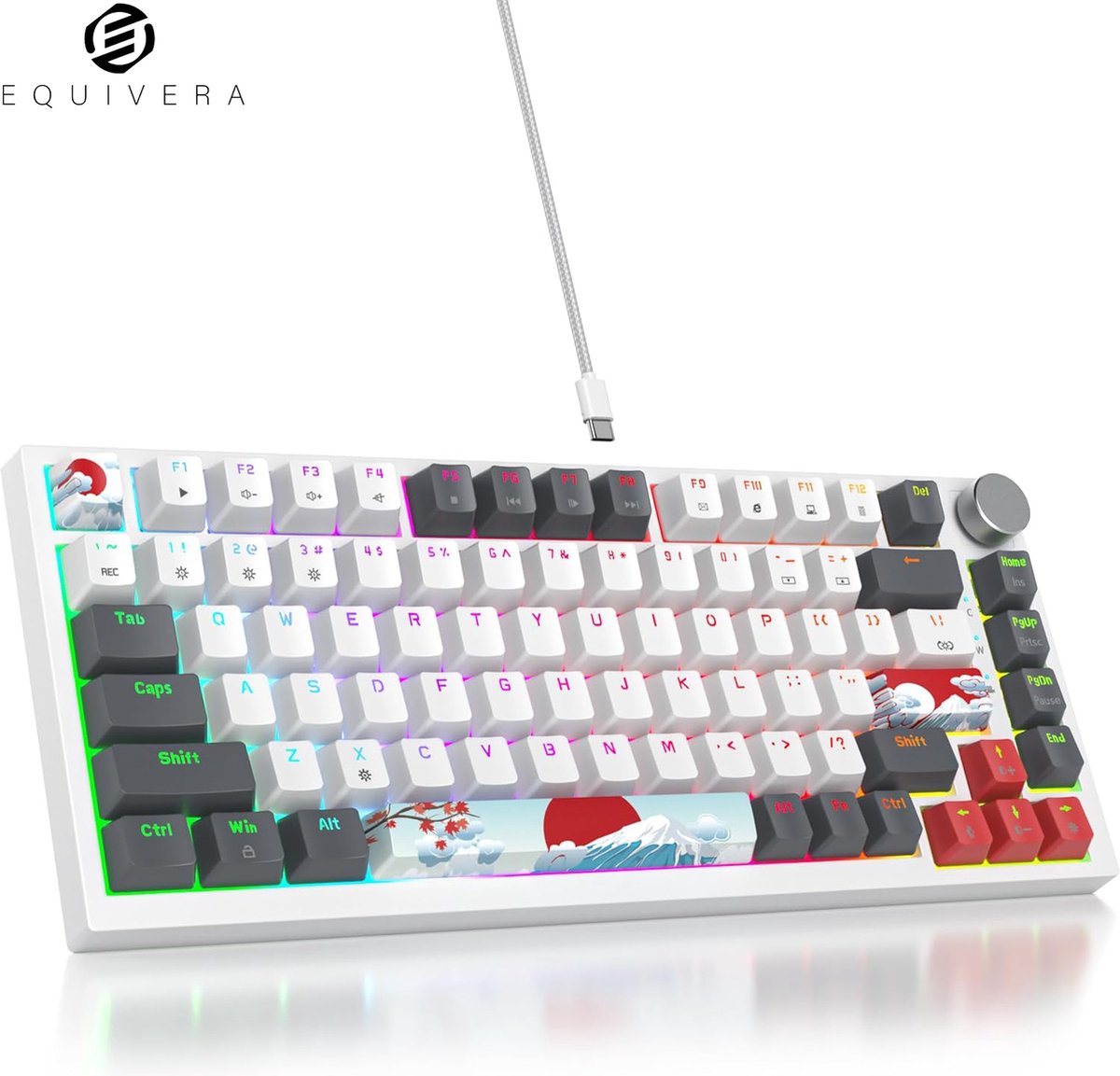 Equivera Mechanisch Toetsenbord - Gaming Toetsenbord - Mechanical Keyboard - Mechanische Toetsenbord