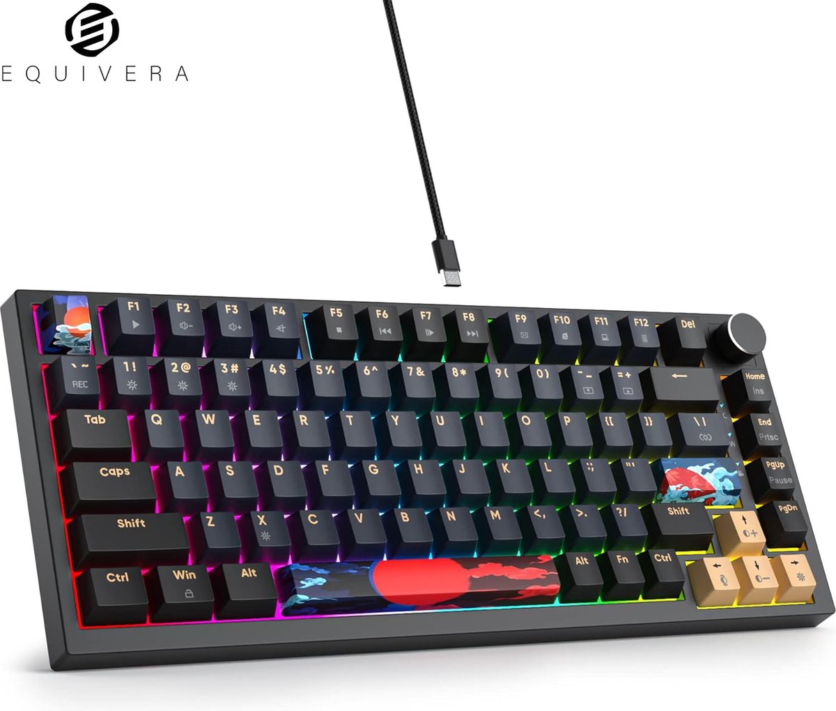 Equivera Mechanisch Toetsenbord - Gaming Toetsenbord - Mechanical Keyboard - Mechanische Toetsenbord