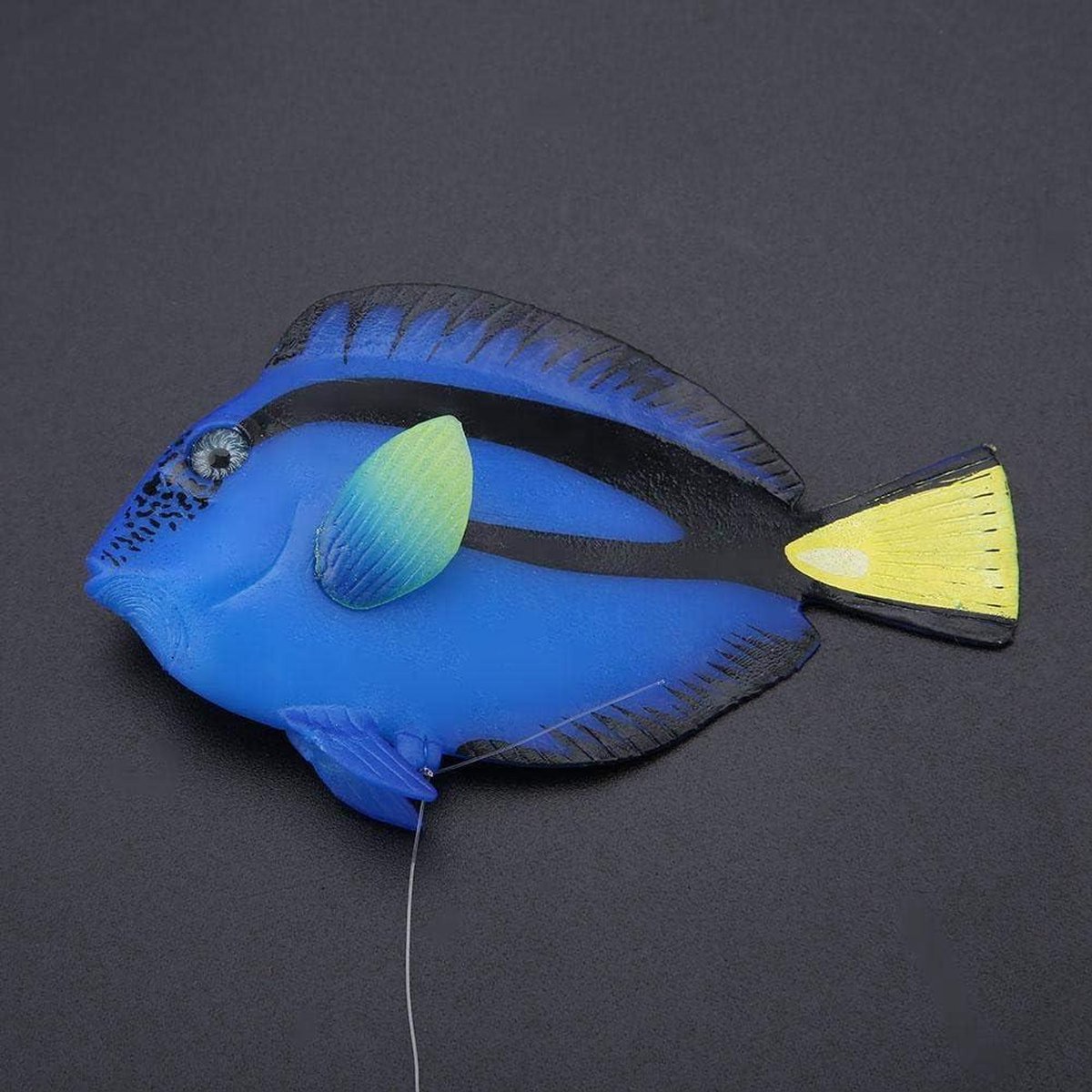 Realistische Lichtgevende Puffer Vis Voor Aquarium - Drijvend Ornament Met Zuignap (Oranje)