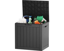 Waterdichte Opbergbox voor Buiten - Geschikt voor Tuin en Balkon - 117 Liter - Zwart