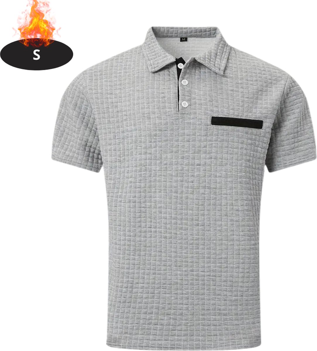 Livano Poloshirt Heren T-Shirt Heren Shirt Overhemd Polo Shirt Lichtgrijs
