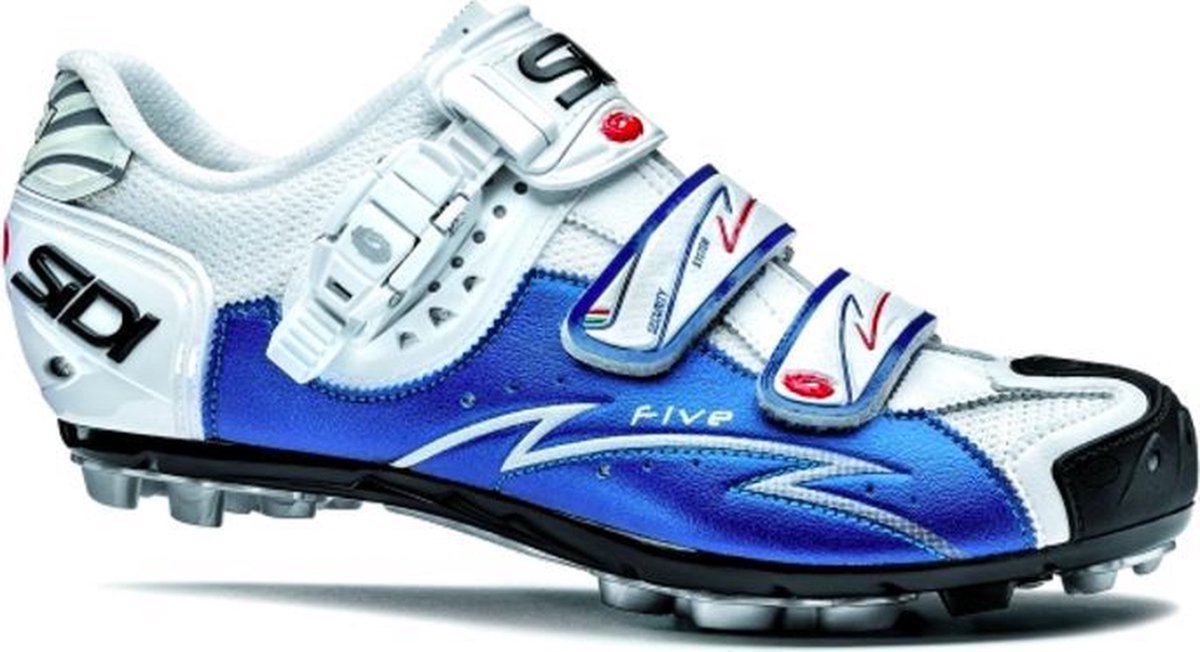 Sidi Scarpe Five Racefietsschoenen Wit Blauw