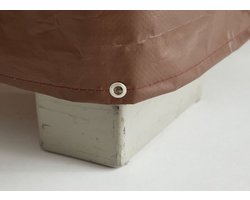 Weerbestendige afdekking voor palletbox, zonder ritssluiting