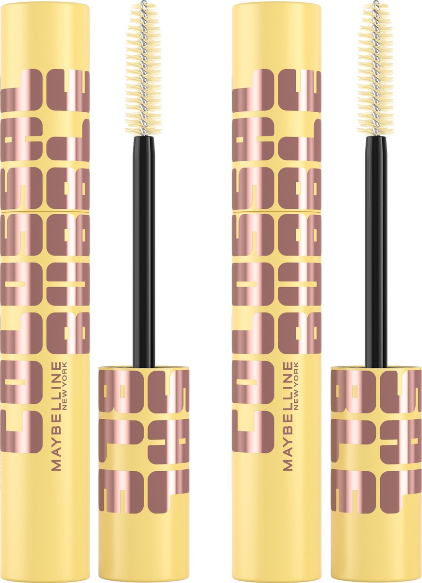 Maybelline New York - Colossal Bubble Mascara - Zwart - Volume en Lengte Mascara - 2x 8,75 ml
