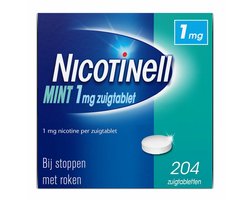 Nicotinell Mint Zuigtabletten 1mg - 3 x 204 tabletten
