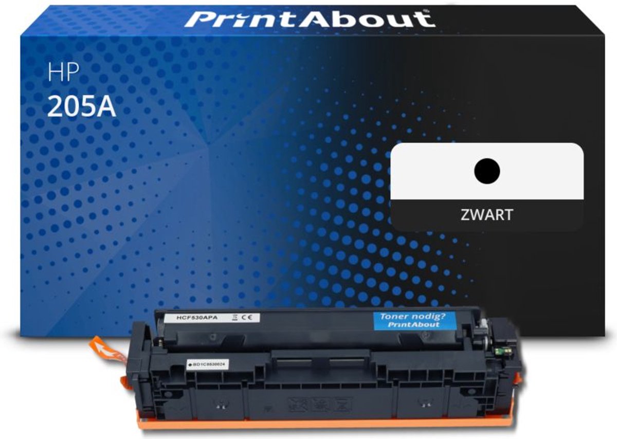 PrintAbout huismerk Toner 205A (CF530A) Zwart geschikt voor HP