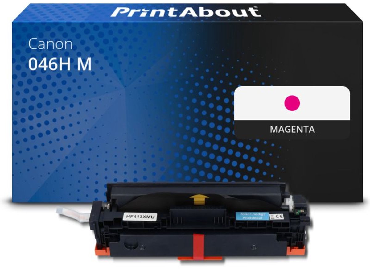 PrintAbout Huismerk Canon 046H M Toner Magenta Hoge capaciteit