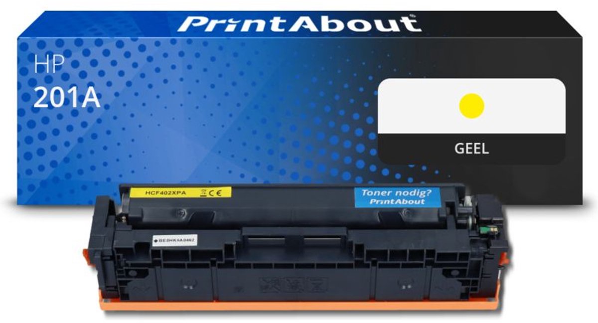 PrintAbout Huismerk HP 201A (CF402A) Toner Geel