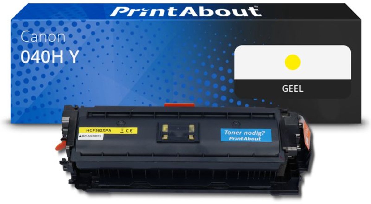 PrintAbout Huismerk Canon 040H Y Toner Geel Hoge capaciteit