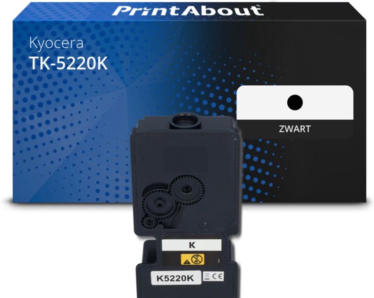 PrintAbout Huismerk Kyocera TK-5220K Toner Zwart
