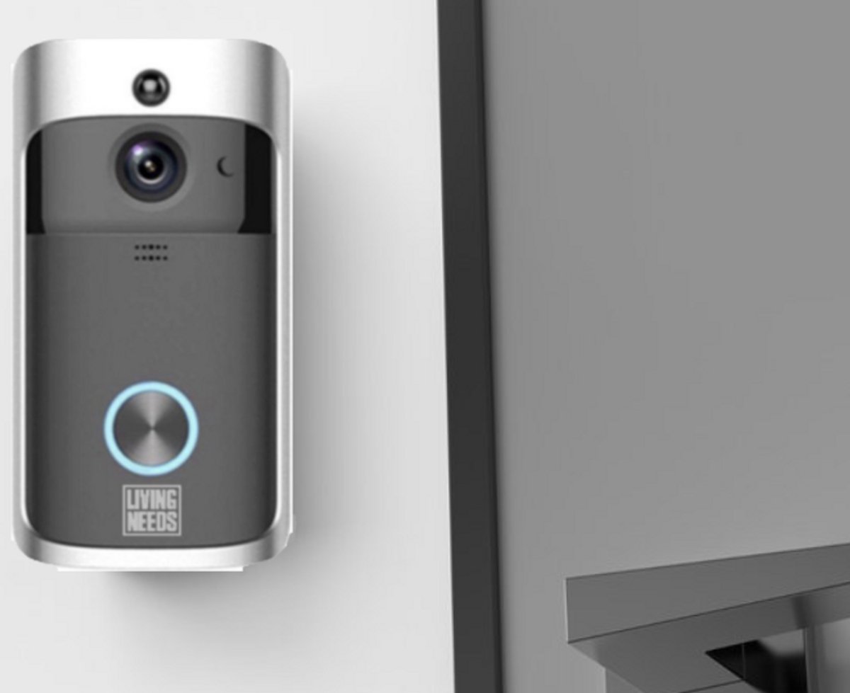Afbeelding 3 van Living Needs Video Deurbel – Draadloos – HD Camera – Nachtzicht – App & Bewegingsmelder.