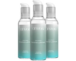 Multipack Glijmiddel Waterbasis - Glijmiddel voor vrouwen en mannen - Parabenen & Glycerine vrij - 3 x 100ml