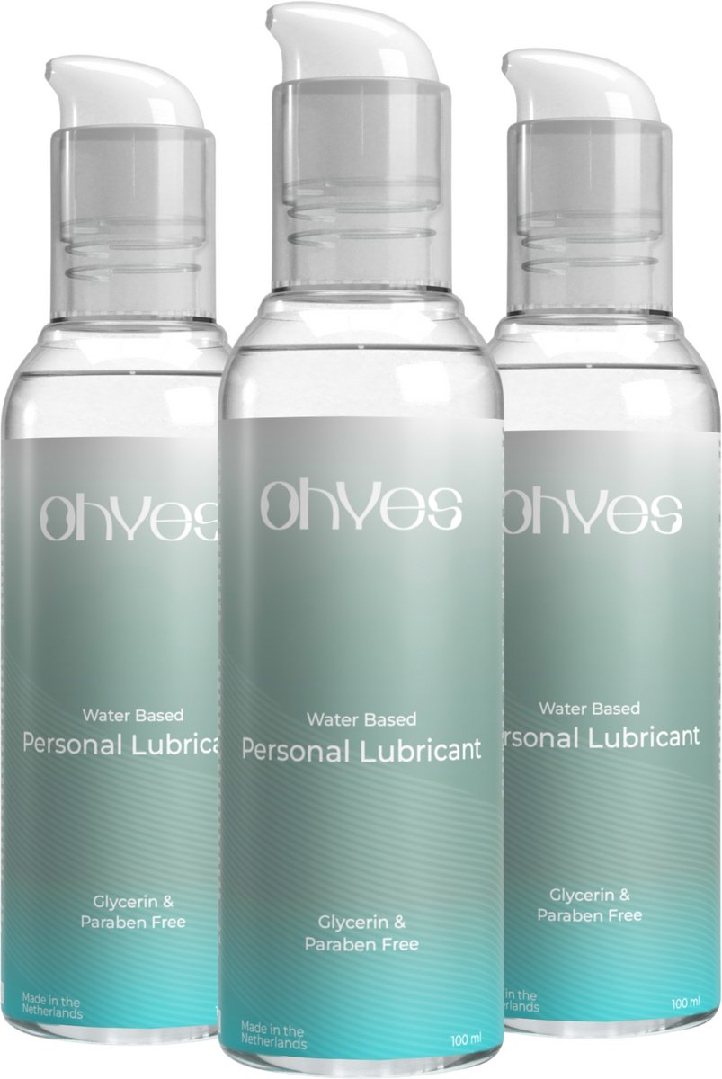 Goedkoopste Multipack Glijmiddel Waterbasis - Glijmiddel voor vrouwen en mannen - Parabenen & Glycerine vrij - 3 x 100ml