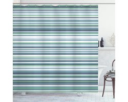 New Bed, Gestreept Abstracte Smalle Band, Douchegordijn Badkamer Decor Set met Haakjes, 175 cm B 220 cm L