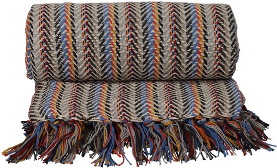 JENS Living Recycled Cotton Plaid Pip Multicolor