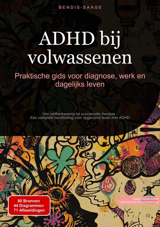 ADHD bij volwassenen: Praktische gids voor diagnose, werk en ... - cover