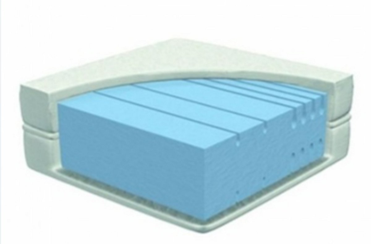 Nessa® 90x200 Koudschuim HR45 matras 20 cm dik Wit