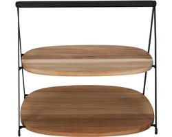 JENS Living Etagere Pliante en Lin