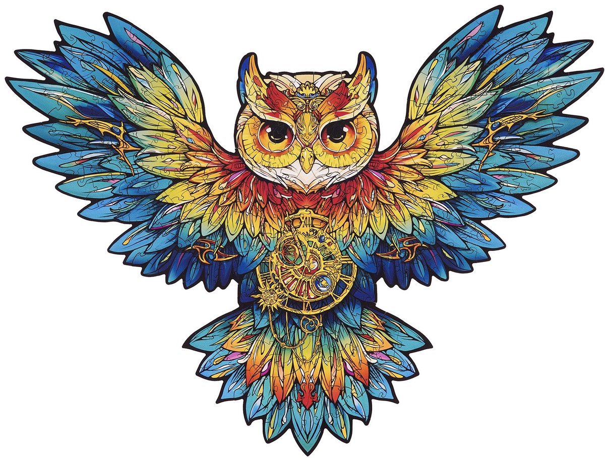 Robotime Owl Puzzel - TA004 - Rowood Puzzle Paradise - Puzzelen - Hobby – Cadeautip - Uil