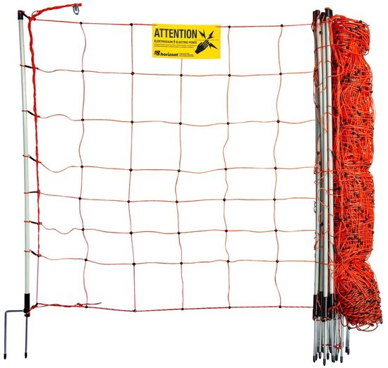 Horizont StrongLine 90E - Hondennet - 50m Lang - 90cm Hoog - Elektrificeerbaar - Dubbele pen