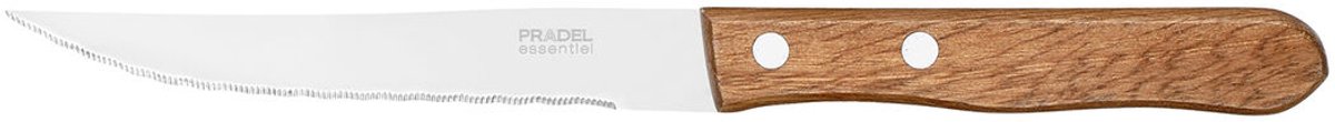 Pradel Essentiel Steakmes Set4 Houten Handvat