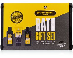 Badset BATH + BODY TOOLKIT Met klapbaar doosje Mannen Geschenkset