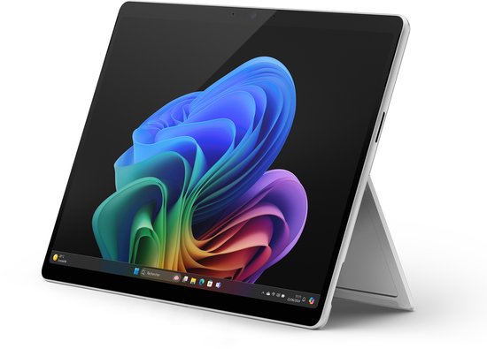 Microsoft Surface Pro 11e Editie - Copilot+ Laptop - 13 inch OLED Touchscreen - Snapdragon X Elite/16GM RAM/512GB SSD - Platina