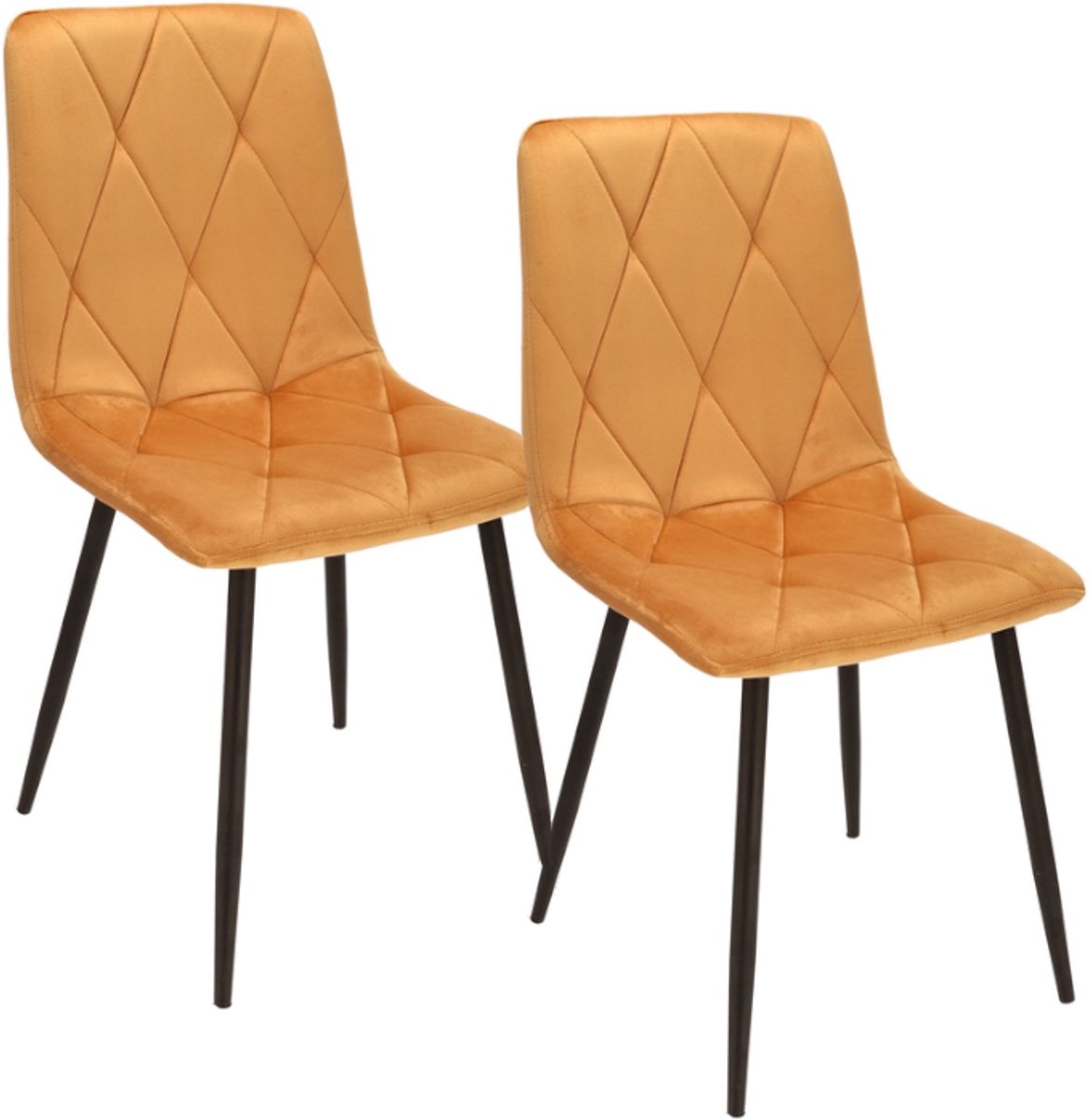 2 x Stoel PIADO geel (set poten + schroeven)