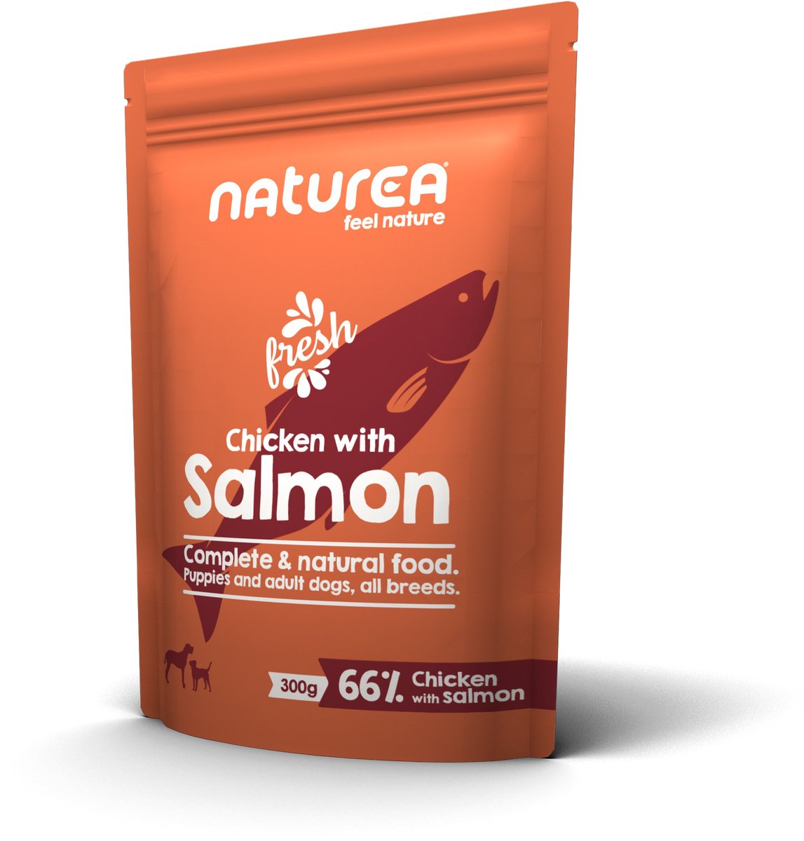 Naturea dog wet food chicken salm 300gr