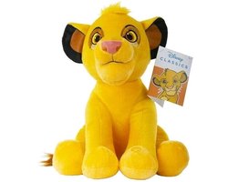 Simba - Disney Lil Bodz Pluche Knuffel met Geluid 30 cm {Disney Sound Plush Toy | Speelgoed knuffeldier knuffels voor kinderen jongens meisjes | Lady en de Vagebond, 101 Dalmatiërs, Pluto, Simba Lion King, Dumbo Dombo Olifant}