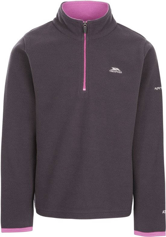 Foto: Trespass kinder fleecejacke fleecepullover sybil girls microfleece at100 dark grey 7 8