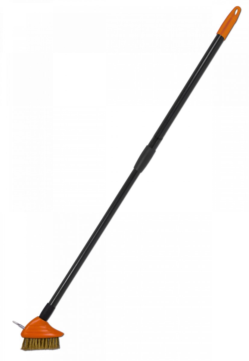 Onkruidborstel - Telescopische steel 140cm - staalborstel - onkruid - voegenborstel - schrobber