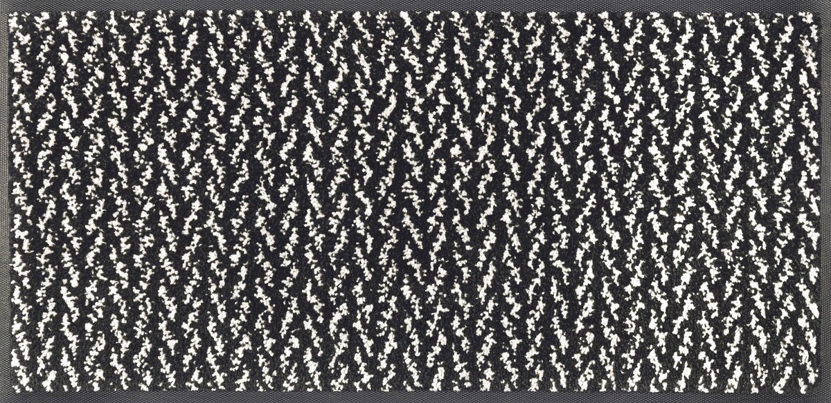 Kleen-Tex Wash+Dry Eco Revive Wasbare Deurmat - Loper - Duo Pepper - 35 x 75 cm grijs