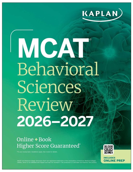Kaplan Test Prep- MCAT Behavioral Sciences Review 2026-2027 - cover