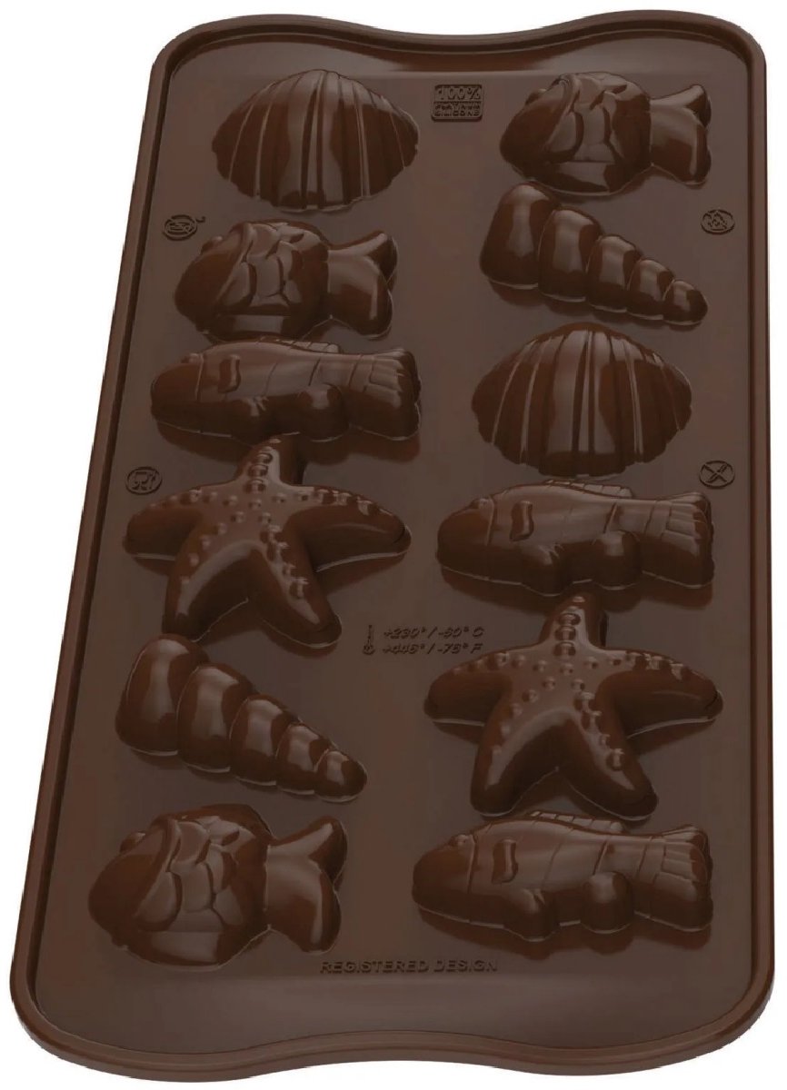 Silikomart Siliconen Mal 3D Chocolates Choco Friture